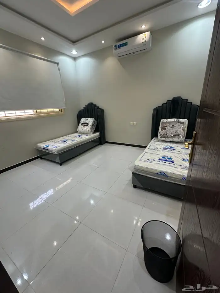 شقة للايجار مفروش حي الرمال مخطط السعيدان غرفتين وصاله 4