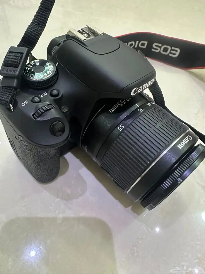 كاميرا كانون 600D شبة جديدة بكرتونها واغراضها 5