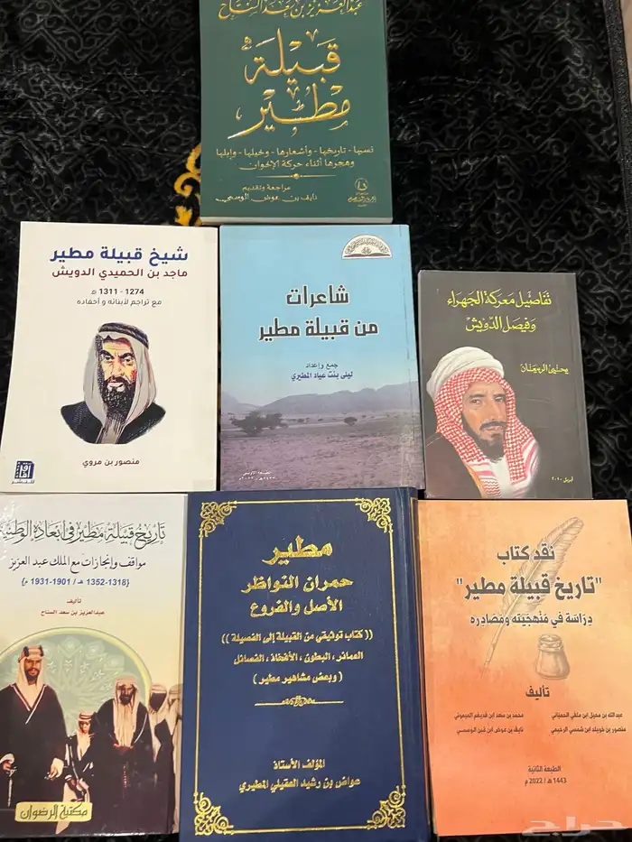 كتب عن قبيلة مطير 0