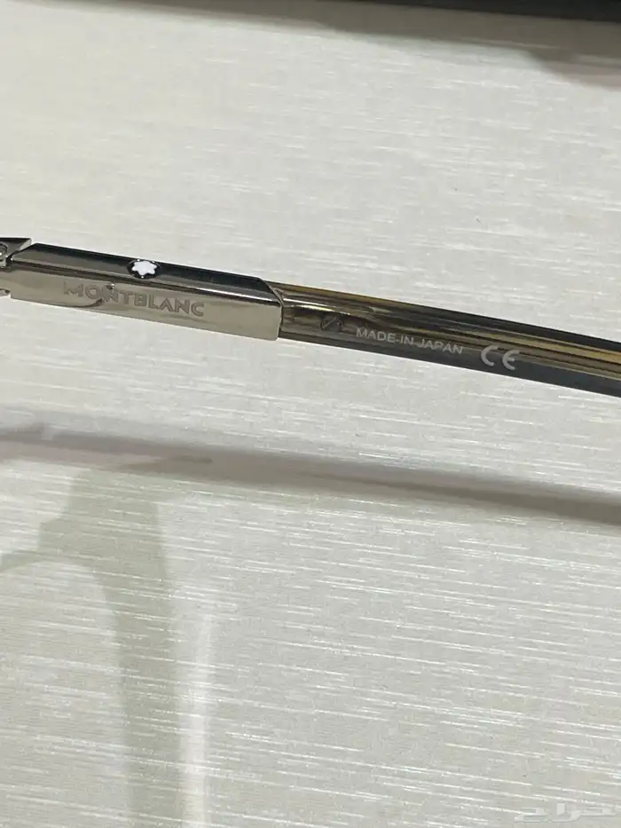 نظارة مونت بلانك طبية نص اطار اصلية جديدة كاملة المرفقات 7