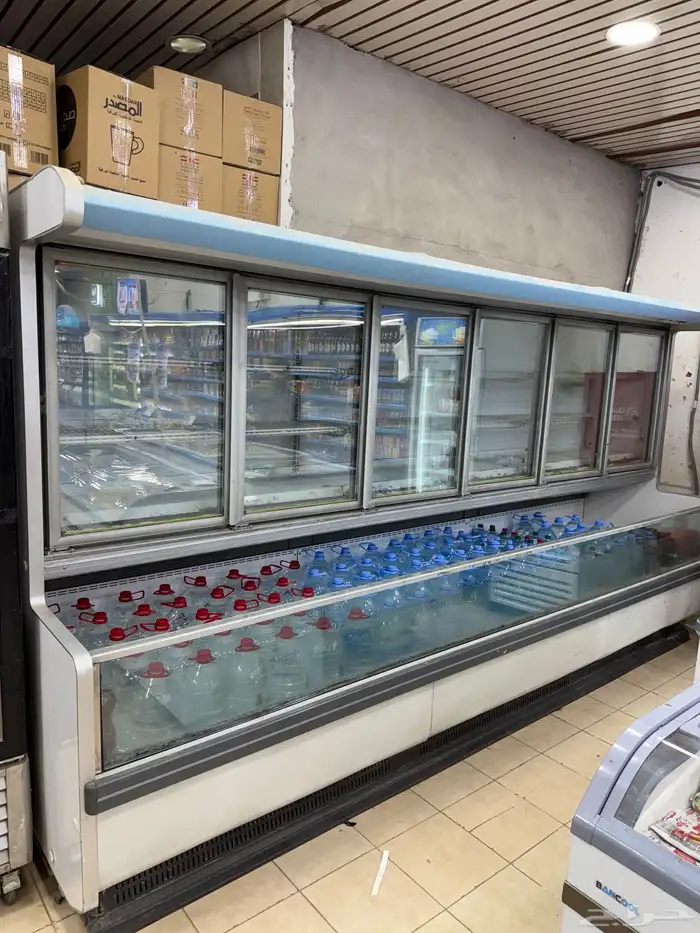 ثلاجة تجميد 6 ابواب وحوض 0