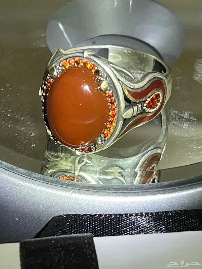 احجار كريمه طبيعي وفضه إيطالي وسبح طبيعي 31