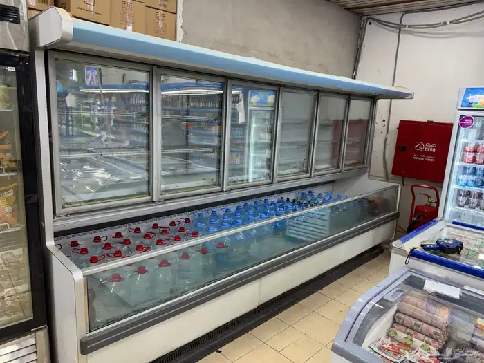 ثلاجة تجميد 6 ابواب وحوض 1