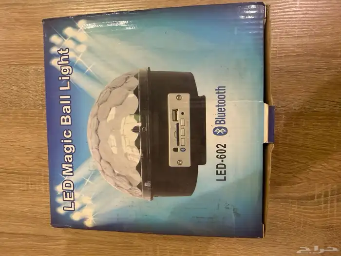 كره الإضاءة الدوارة LED Magic Ball Light موديلLED-60 مستخدم 10