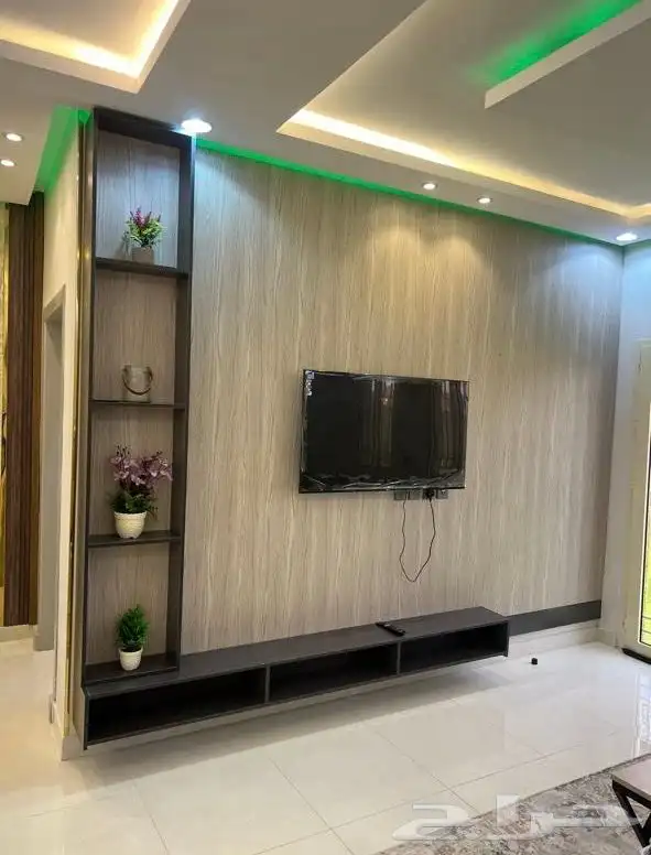 خشب ديكور تلفزيون 6