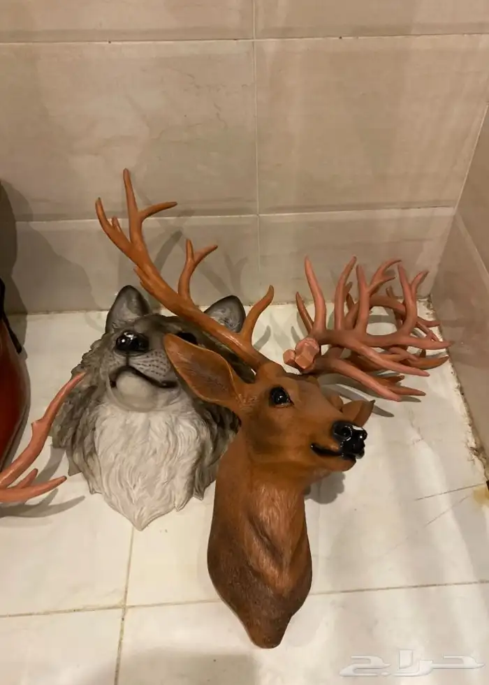 مجسم ذيب وغزال وحصان 4