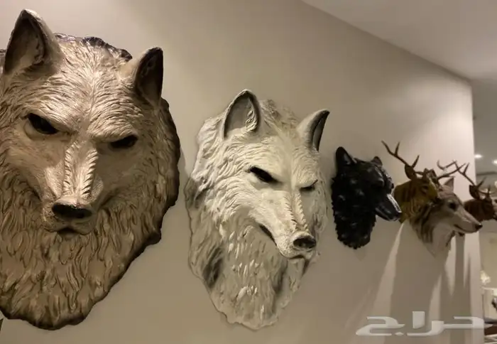 مجسم ذيب وغزال وحصان 3