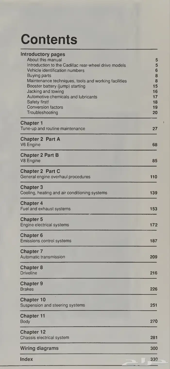 كتيب اصلاح هينيز كاديلاك ديفيل وبروقهام وسيفيل Pdf 1