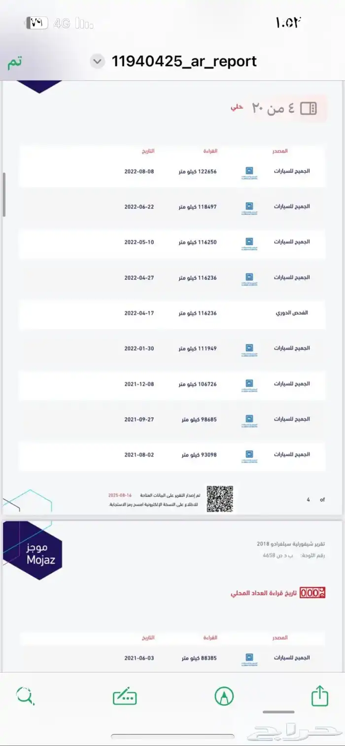شيفرولية سلفرادو 2018 دبل 16