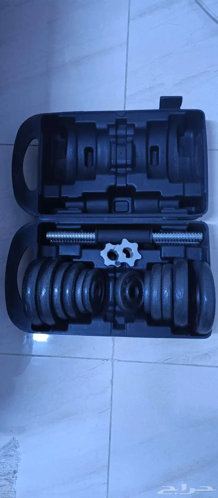 دنابيل وزن 18kg وقابل للزيادة حسب التوفر 2