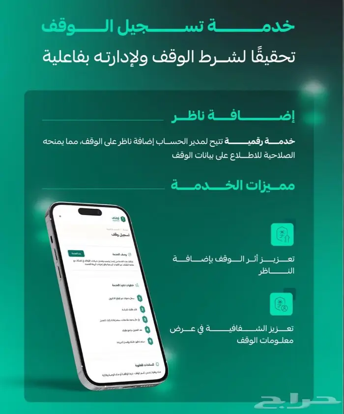 هل لديك وقف تحتاج لناظر 0