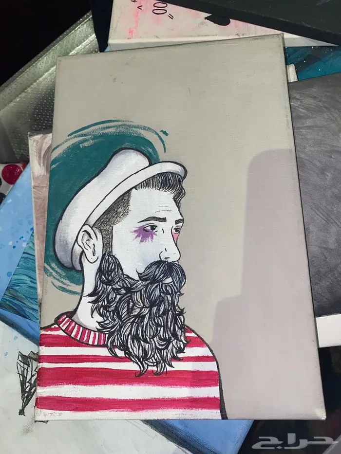 لوحات ديكور مرسومه للبيع 1