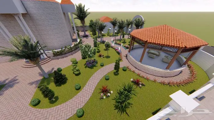 تصميم خارجي وداخلي ثري دي 3D 14