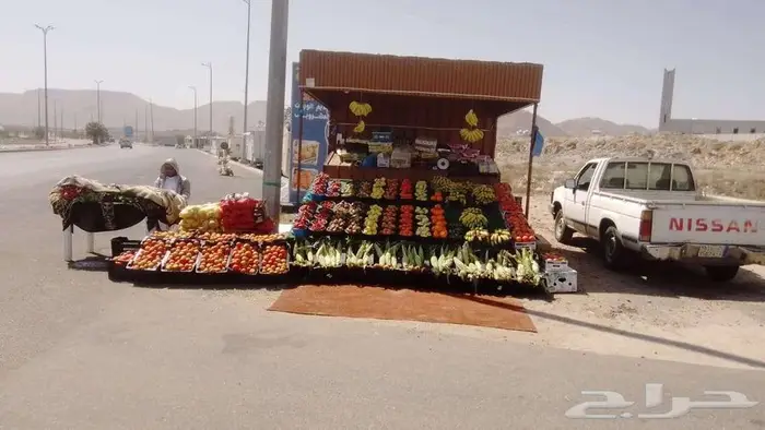 بسطة خضار للبيع بدون اغراض 0