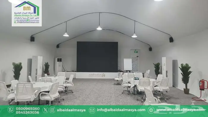 تأجير المخيمات الأوربية _ PVC Tents 1