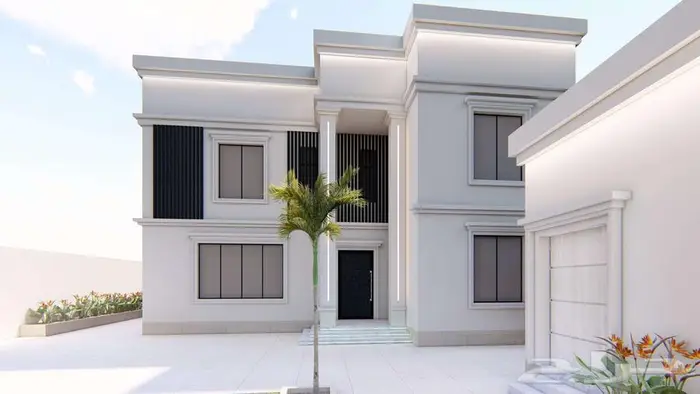 تصميم خارجي واجهات ثري دي 3d 3