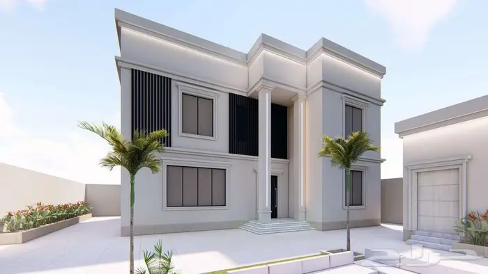 تصميم خارجي واجهات ثري دي 3d 2