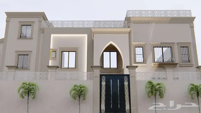 تصميم خارجي واجهات ثري دي 3d 1