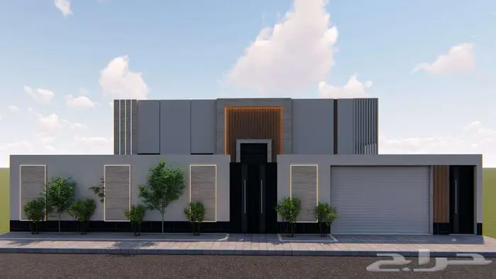 تصميم خارجي واجهات ثري دي 3d 4