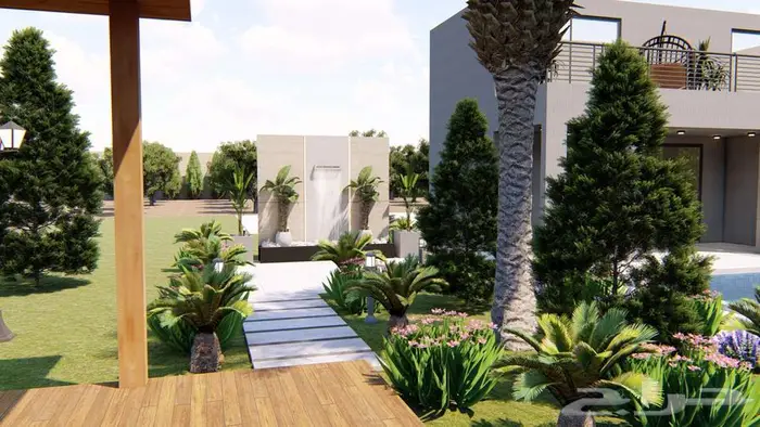 تصميم خارجي واجهات ثري دي 3d 8