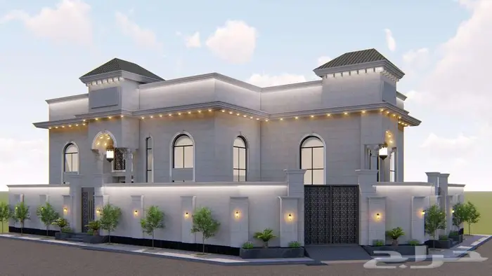 تصميم خارجي واجهات ثري دي 3d 10