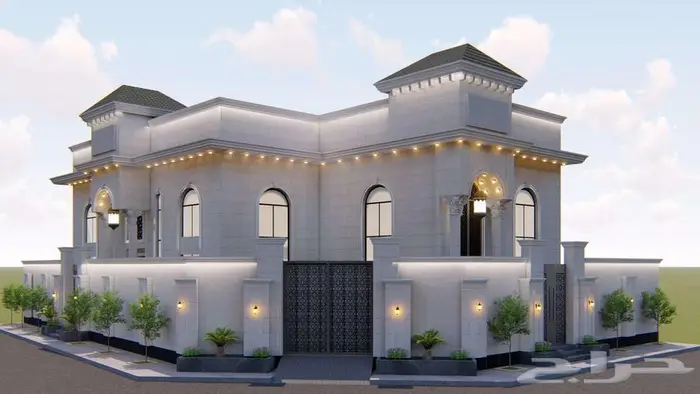 تصميم خارجي واجهات ثري دي 3d 15