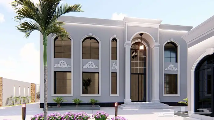 تصميم خارجي واجهات ثري دي 3d 16