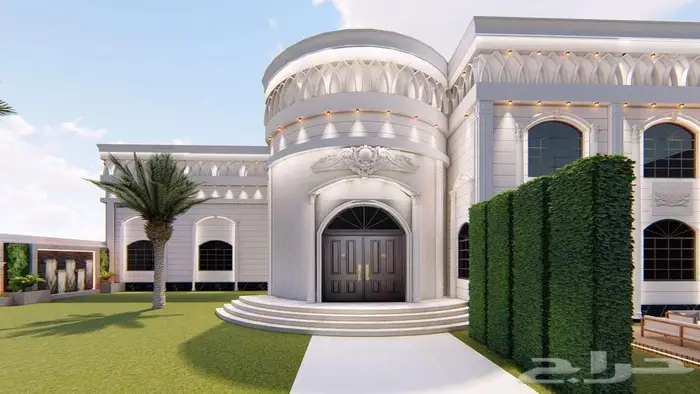 تصميم خارجي واجهات ثري دي 3d 11
