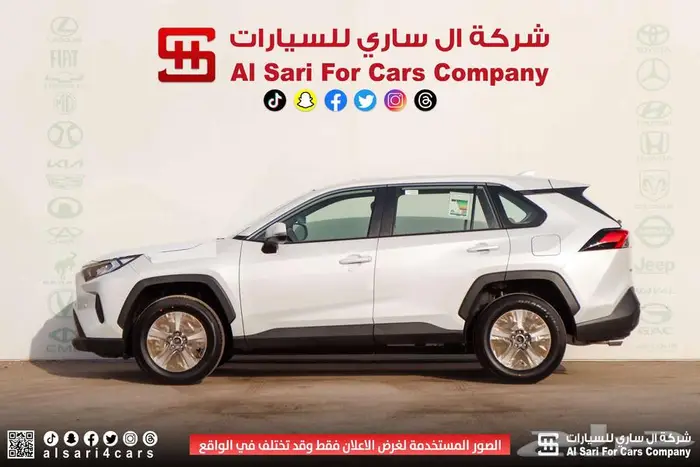 تويوتا راف فور LE دبل بنزين 2025 اقساط بنوك وشركات 12
