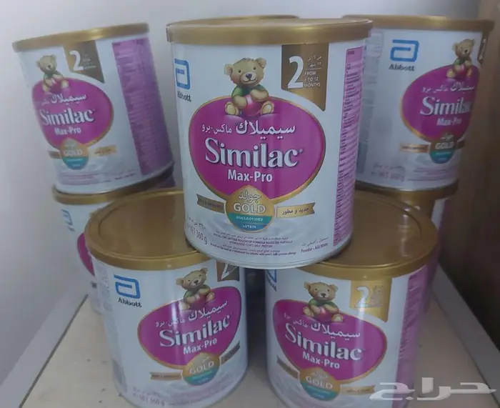 حليب سيميلاك ماكس رقم (2) عداد 9 حبات بسعر 40 ريال للحبه 0