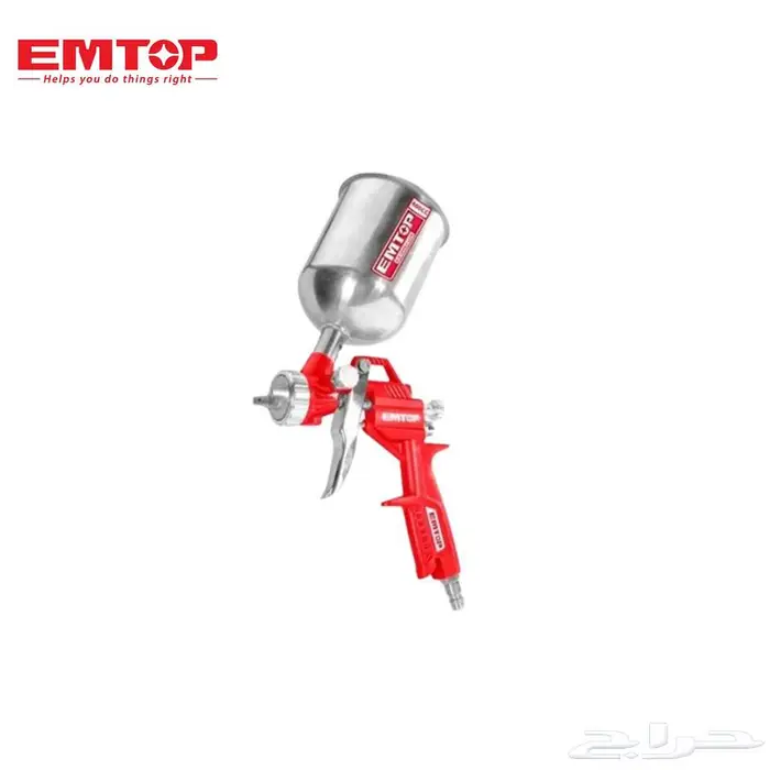 مسدس رش بوية مقلوب EMTOP   600cc دقة وتشطيب مثالي 1