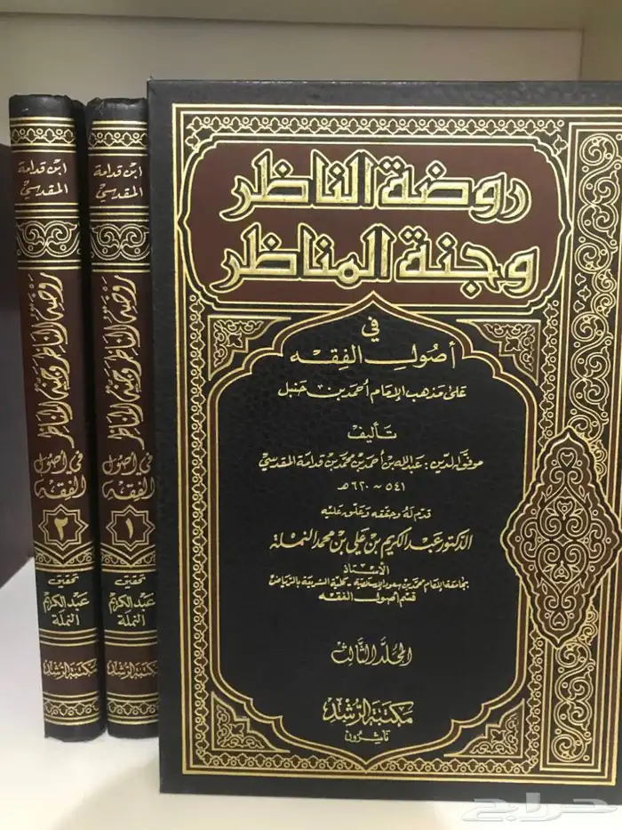 روضة الناظر وجنة المناظر 3 مجلدات 0