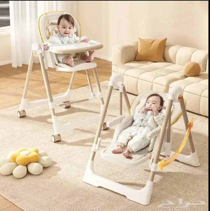 هزاز اطفال مع كرسي طعام 0