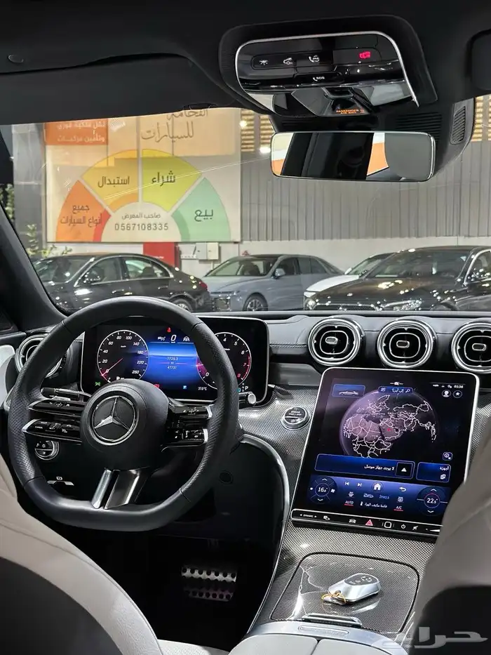 مرسيدس C300 2023 AMG فل كامل . رصد الفخامة 33