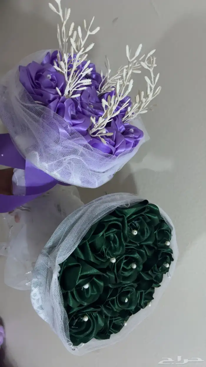 ورد صناعي عمل يد 3