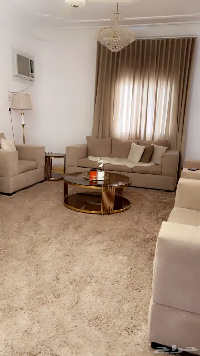 كنب 9 أشخاص لون بيج 1