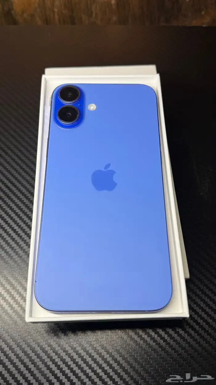 ايفون 16 بلس iPhone 16 Plus 128 Blue بطارية100 كرتون فاتورة 5