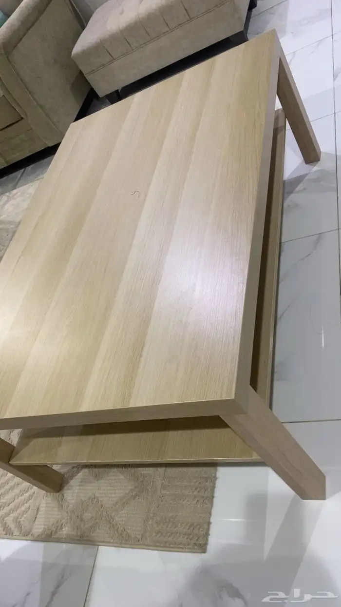 طاوله خشبيه   وطاولات خدمه ذهبي 5
