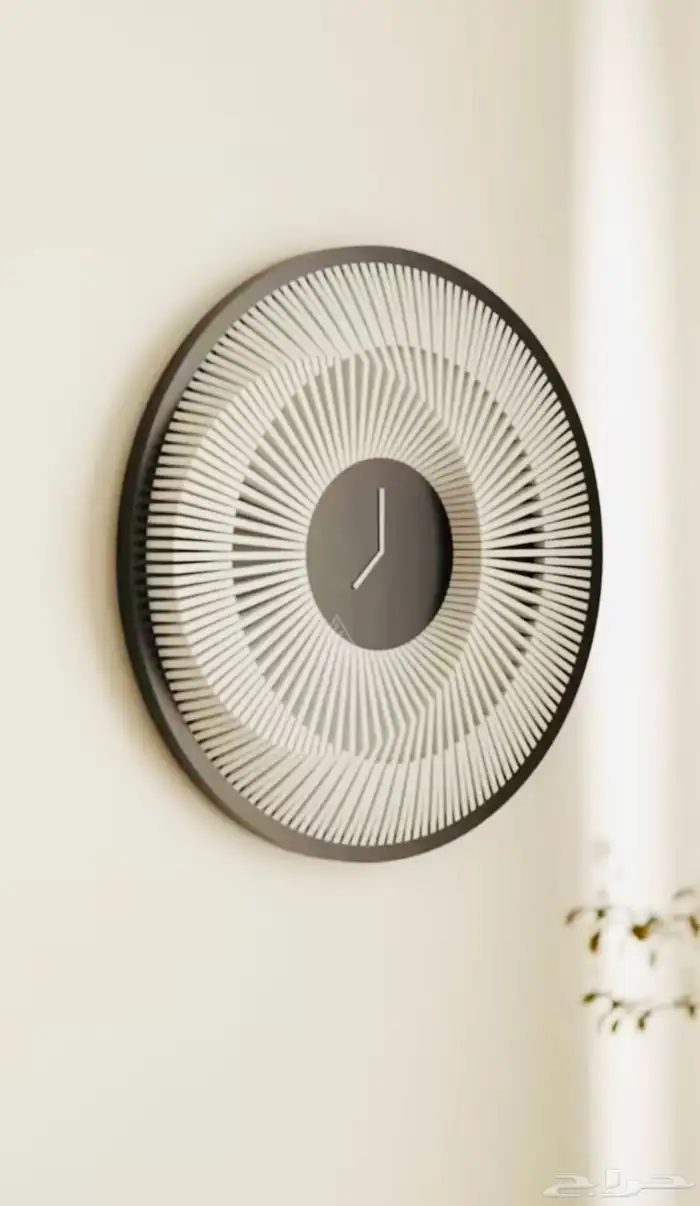 ساعة حائط عصرية Parametric Wall Clock 9