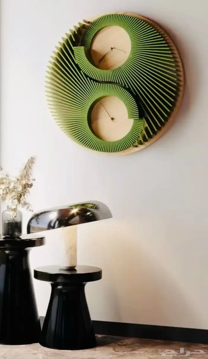 ساعة حائط عصرية Parametric Wall Clock 4