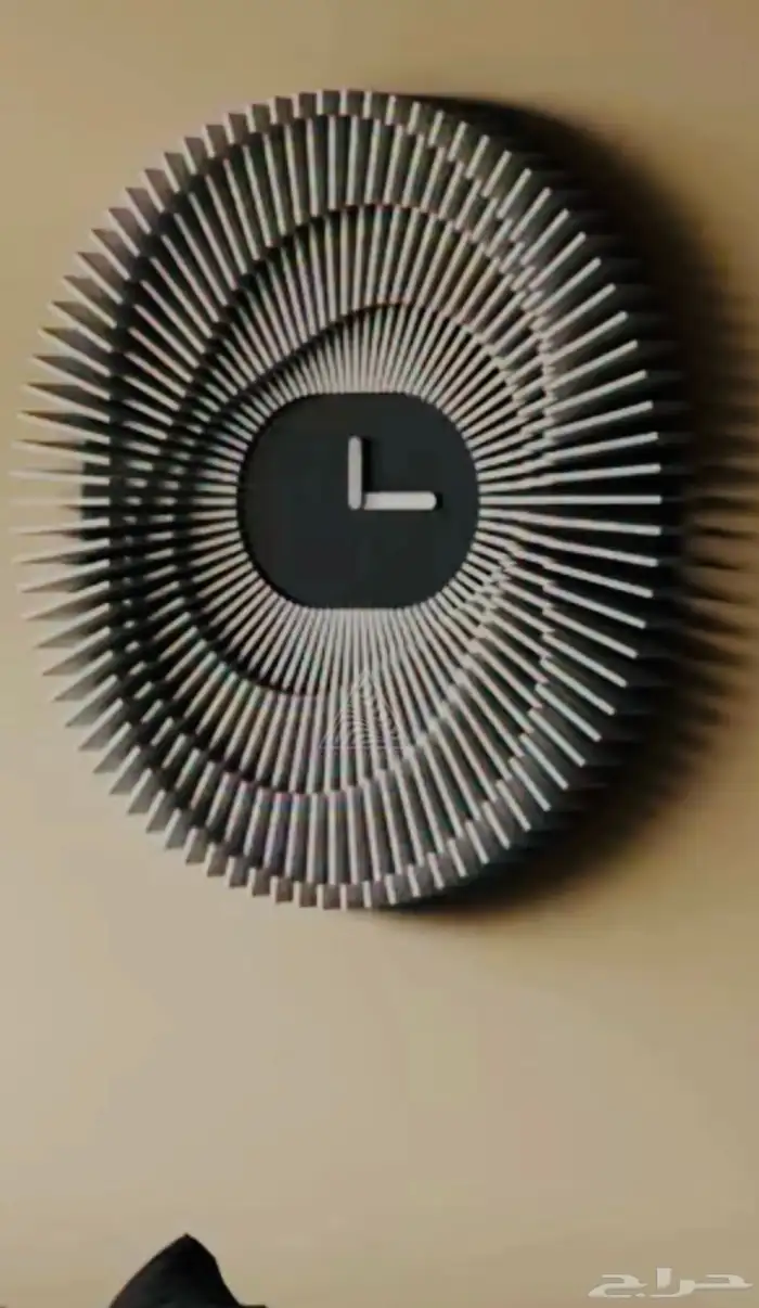 ساعة حائط عصرية Parametric Wall Clock 10