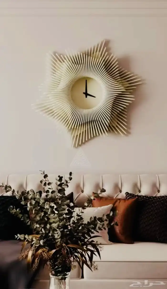ساعة حائط عصرية Parametric Wall Clock 11