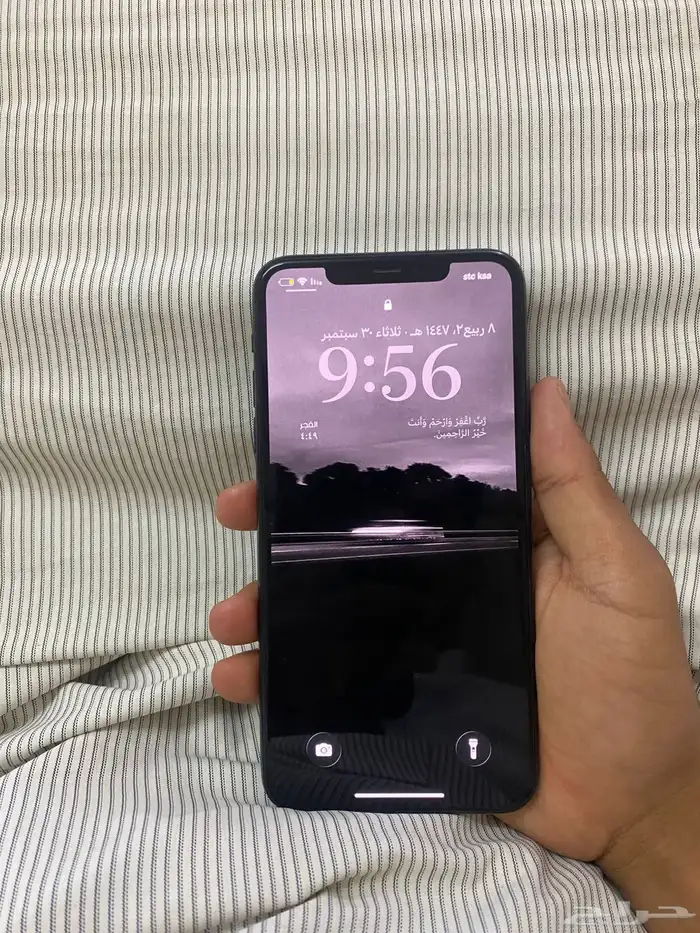 ايفون 11 برو ماكس نظيف مافك ولك احقية الفحص 1