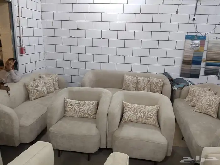 اطقم كنب 5قطع جديد 2200 فقط 12