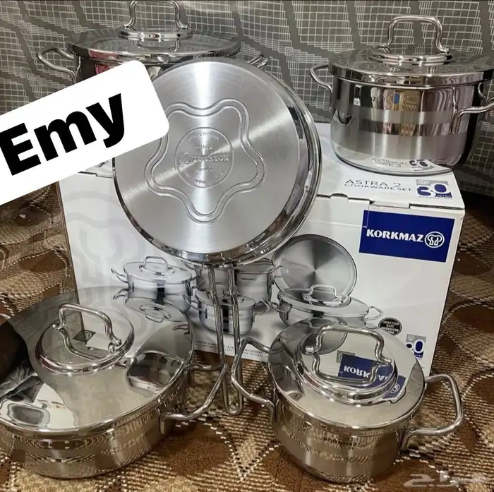 ادوات منزليه كوركماز تركي ونيوفلام كوري14قطعه 2