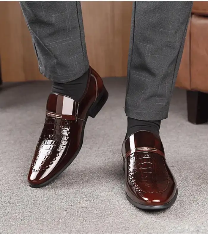 احذية جلد رجالية ايطالية 1