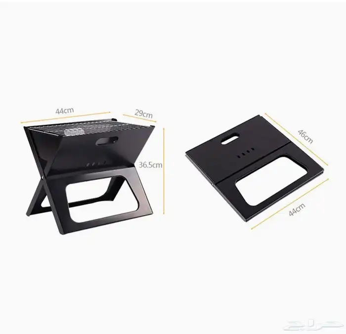 شوايه فحم قابله للطي شوايه محموله سميكه من نوع الاستالستيل 1