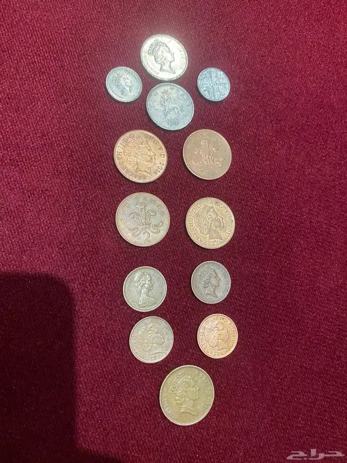 عملات قديمه بريطانيه نحاس ومعدن 2