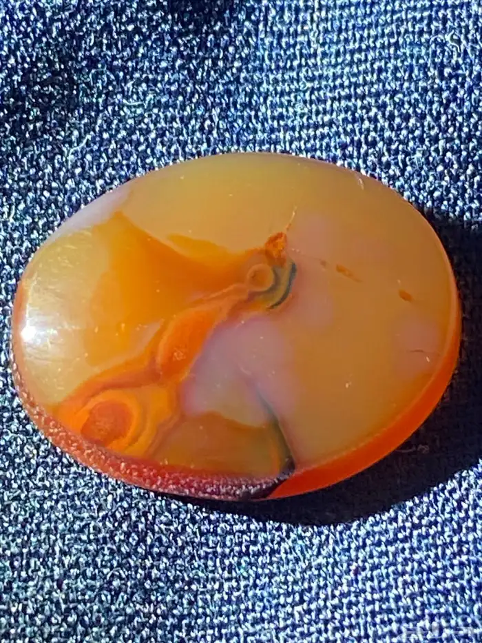 احجار كريمه عقيق احمر زعفراني 16