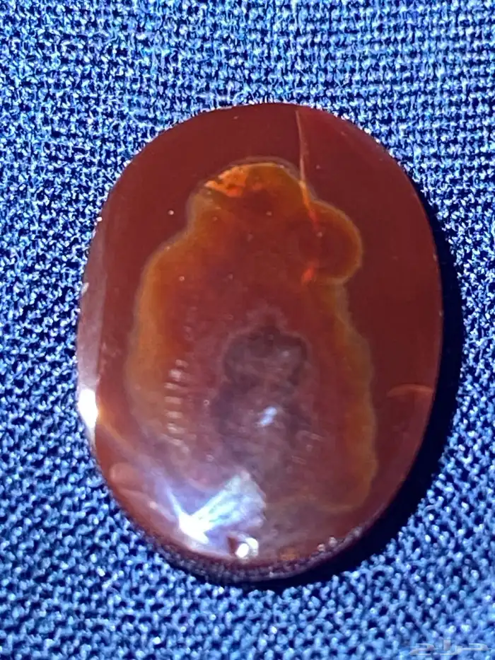 احجار كريمه عقيق احمر زعفراني 25